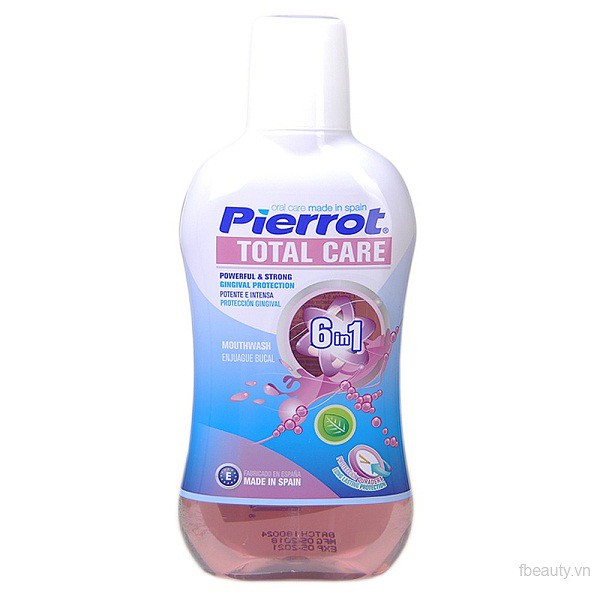 [MUA 2 TẶNG THÊM 1] Nước súc miệng chăm sóc răng toàn diện Pierrot 6 trong 1 500ml