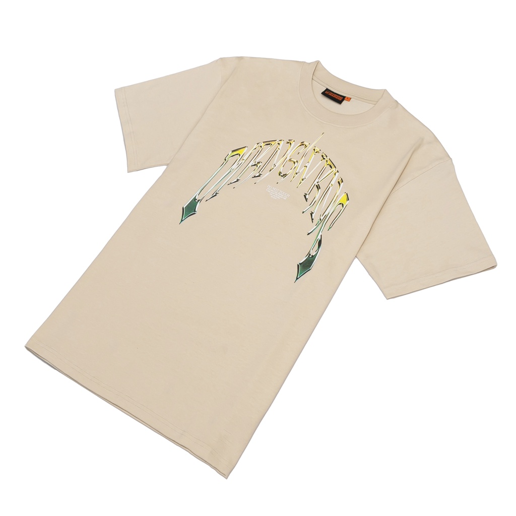 Áo thun Morning Warning Chrome Cream - Áo Thun Unisex Form Rộng Tay Lỡ Oversize Cotton 100% Local Brand