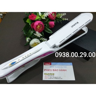 Máy Duỗi Tóc Kemei 750 Duỗi Tóc Thẳng Giữ Nếp Lâu Tùy Chỉnh 4 Mức Nhiệt.(Ảnh thật)