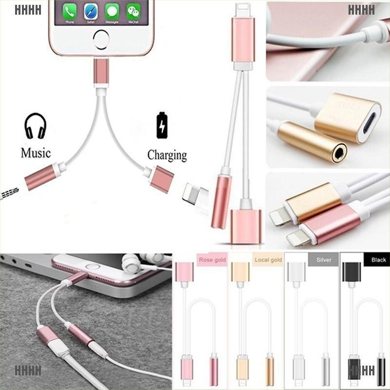 Cáp Chuyển Đổi Tai Nghe 2 Trong 1 Cho Iphone7 / 7plus / Iphone8 / Iphone8Plus / Iphone X