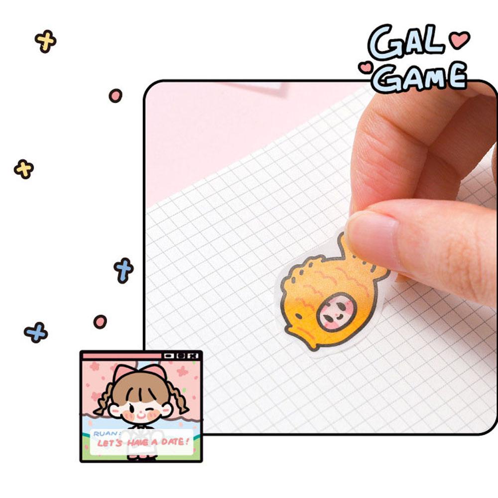 Mmluck Set Nhãn Dán Trang Trí Hộp Quà Hình Thỏ Gấu Chúc Mừng Thời Gian Thức Ăn Cho Bé Gái