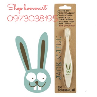 Bàn chải đáng răng hữu cơ siêu mềm jack n’jill cho bé