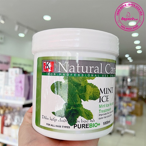 Kem ủ tóc bạc hà Natural Care Mint Ice