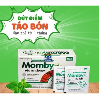 Mombyfib Hỗ Trợ Ngăn Táo Bón, Momby Fib Cải Thiện Tình Trạng Rối Loạn Tiêu Hóa Không Tái Lại Hộp 12 Gói