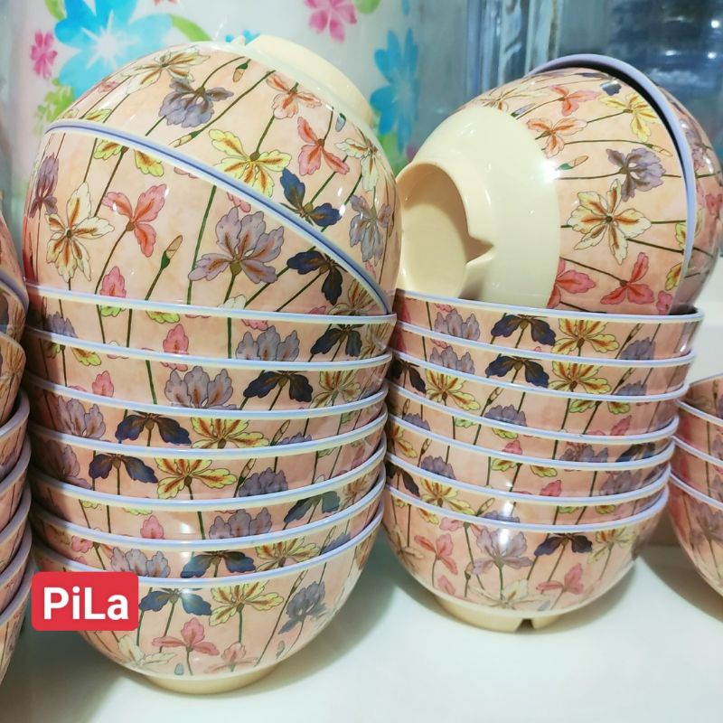 Tô Bát Ăn Cơm Bông 2 Màu Cấp Đế Dày Cao Cấp