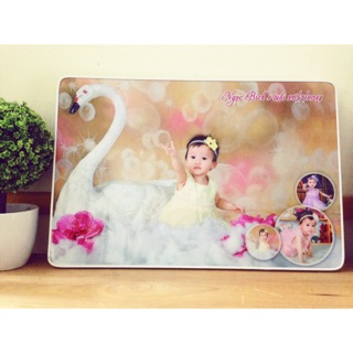 In ảnh gỗ combo 4 ảnh để bàn