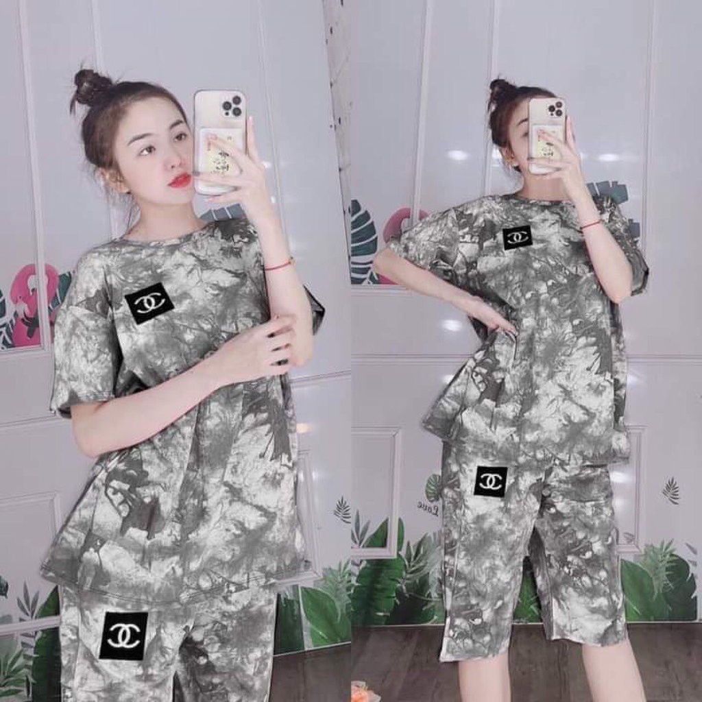 Set Bộ Ngố Loang Thời Trang Mùa Hè- Hàng Y Hình