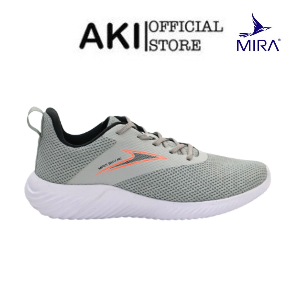 Giày Sneaker nam nữ Mira Sky A1 Xám thể thao chính hãng, giày chạy bộ, gym unisex basic hot trend đẹp cao cấp - MS001