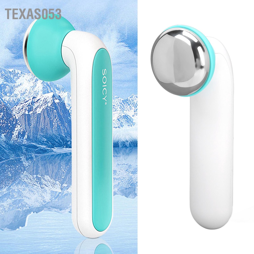 [Hàng Sẵn] Máy massage mặt - Cây Lăn Mặt làm mát Di động Giảm bọng mắt cho nữ【Texas053】