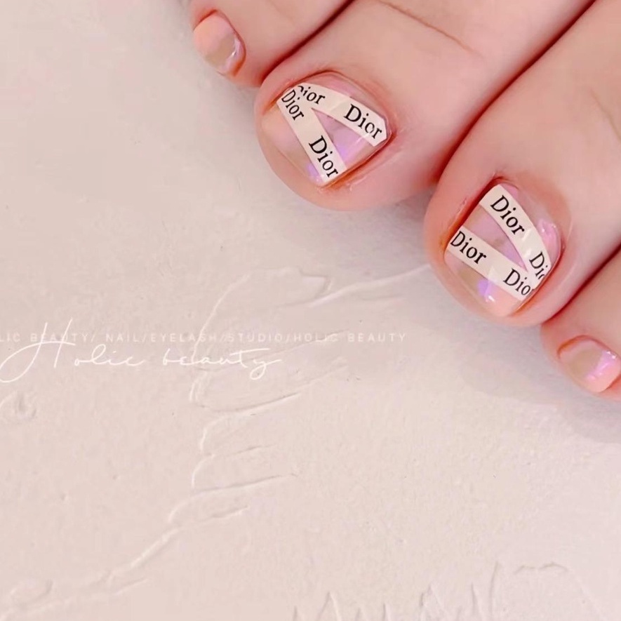 Sticker Thương Hiệu 3D | Dây Nơ 2022 | Hình Dán Móng