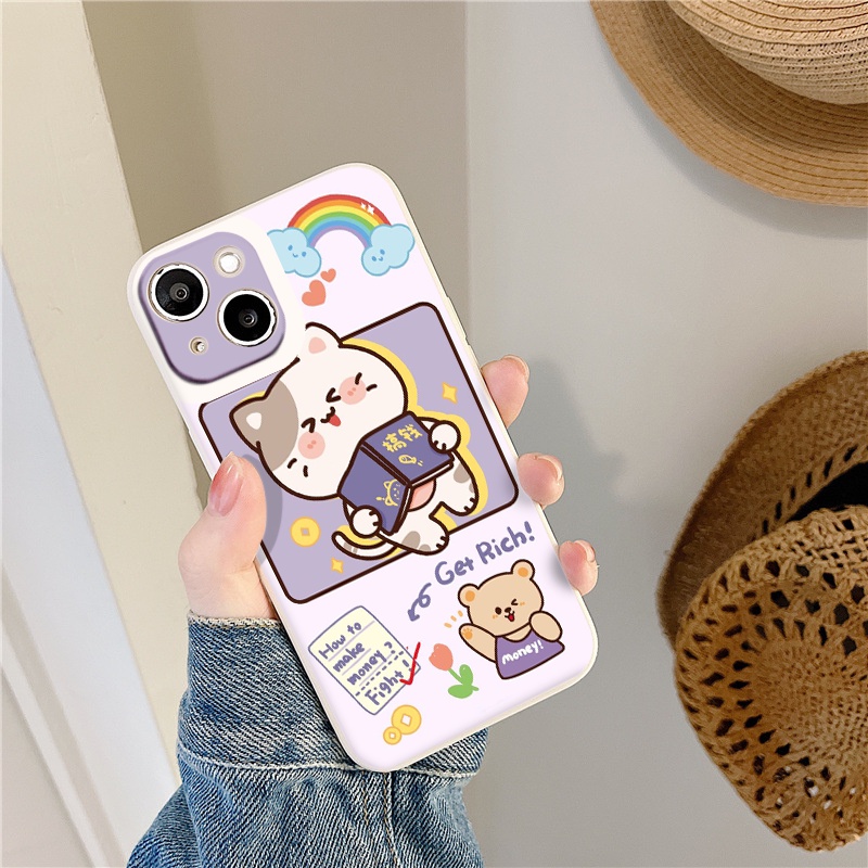 Ốp chống sốc iphone mèo cầm sách vui nhộn cho 6/6plus/6s/6splus/7/7plus/8/8plus/x/xr/xs/11/12/13/pro/max/plus/promax