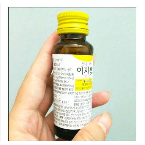 [Màu Vàng] Lẻ 1 chai nước uống thảo mộc chống say tàu xe Hàn Quốc 30ml