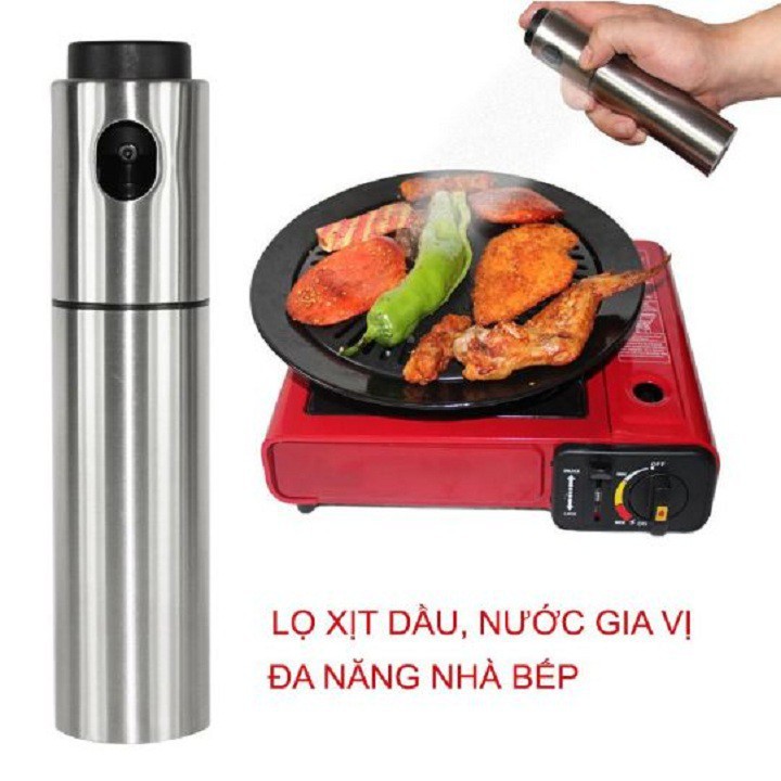 Bình Xịt Gia Vị , Dầu Ăn Bằng Thép Không Gỉ Cao Cấp