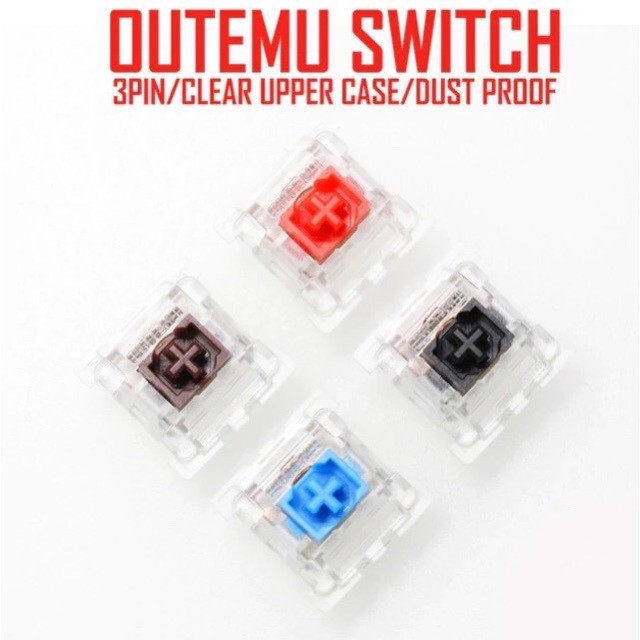 Các gói combo Switch Outemu cho bàn phím cơ Blue switch, Red switch, brown switch