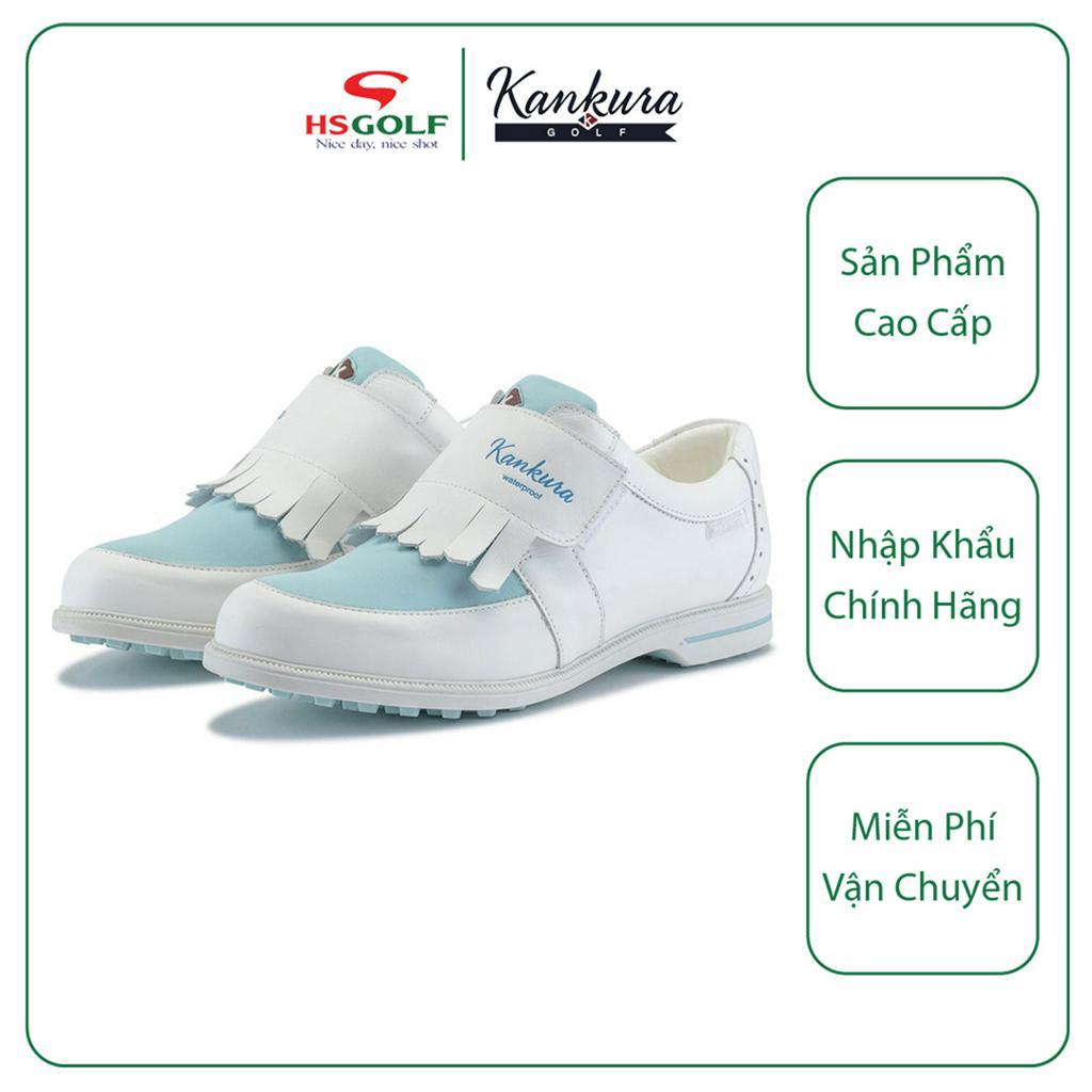 Giày Golf nữ Kankura Florida 03 – White/Sky Blue FL003-04