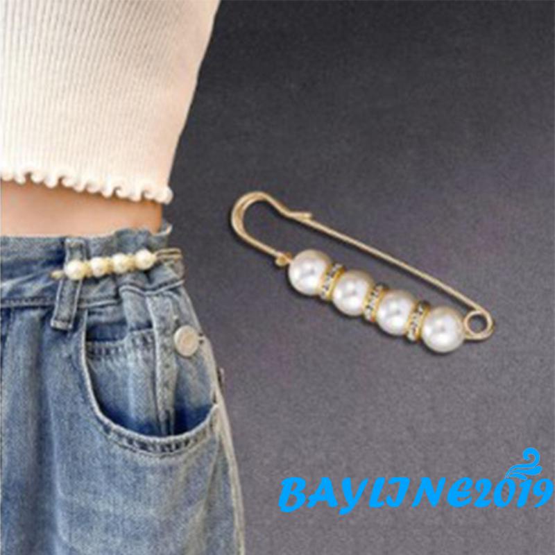 Ghim cài áo đính ngọc trai nhân tạo thời trang cho nữ