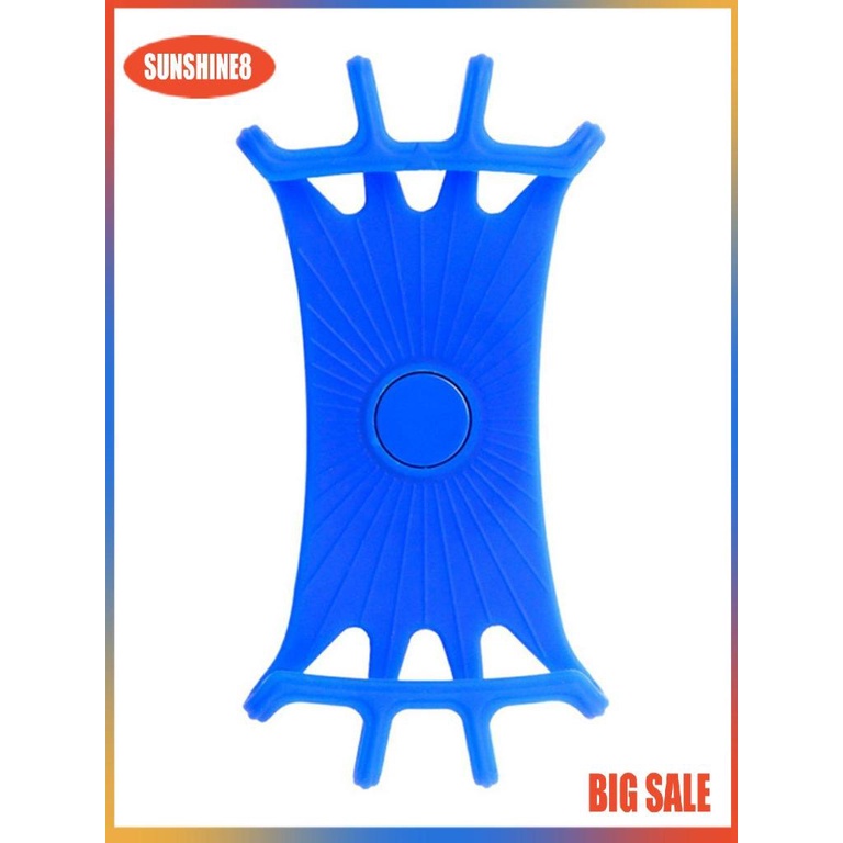 【SUN】Giá đỡ điện thoại Tay cầm xoay Điện thoại Silicone Giá đỡ xe máy cho xe đạp