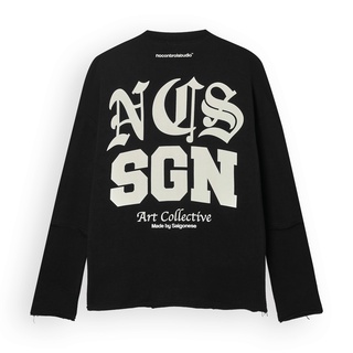 Áo sweater No-Control Studio - HOME SWEATER (BLACK)