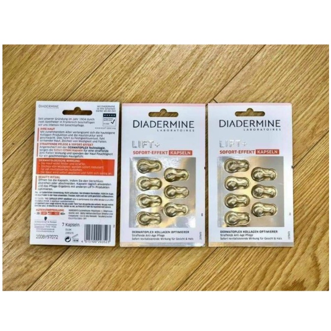 Viên nang dưỡng da collagen Diadermine Lift Sofort Effekt giảm nếp nhăn - Shop Viloet