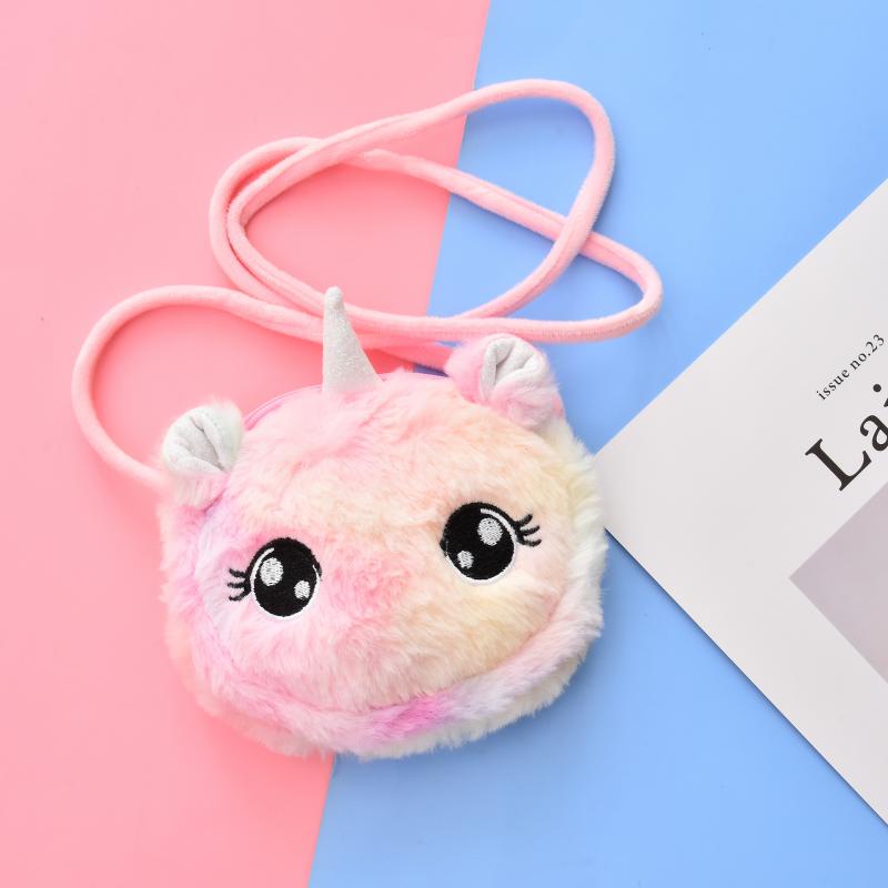 Túi Đeo Chéo Hình Kỳ Lân Hoạt Hình Xinh Xắn Cho Bé