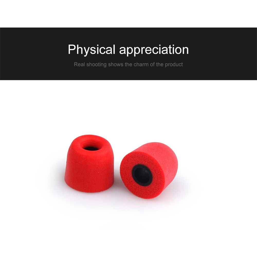 Set 4 Cặp Nút Tai Nghe Nhét Tai TRN 4.5-5mm Bằng Cao Su Non Cách Âm