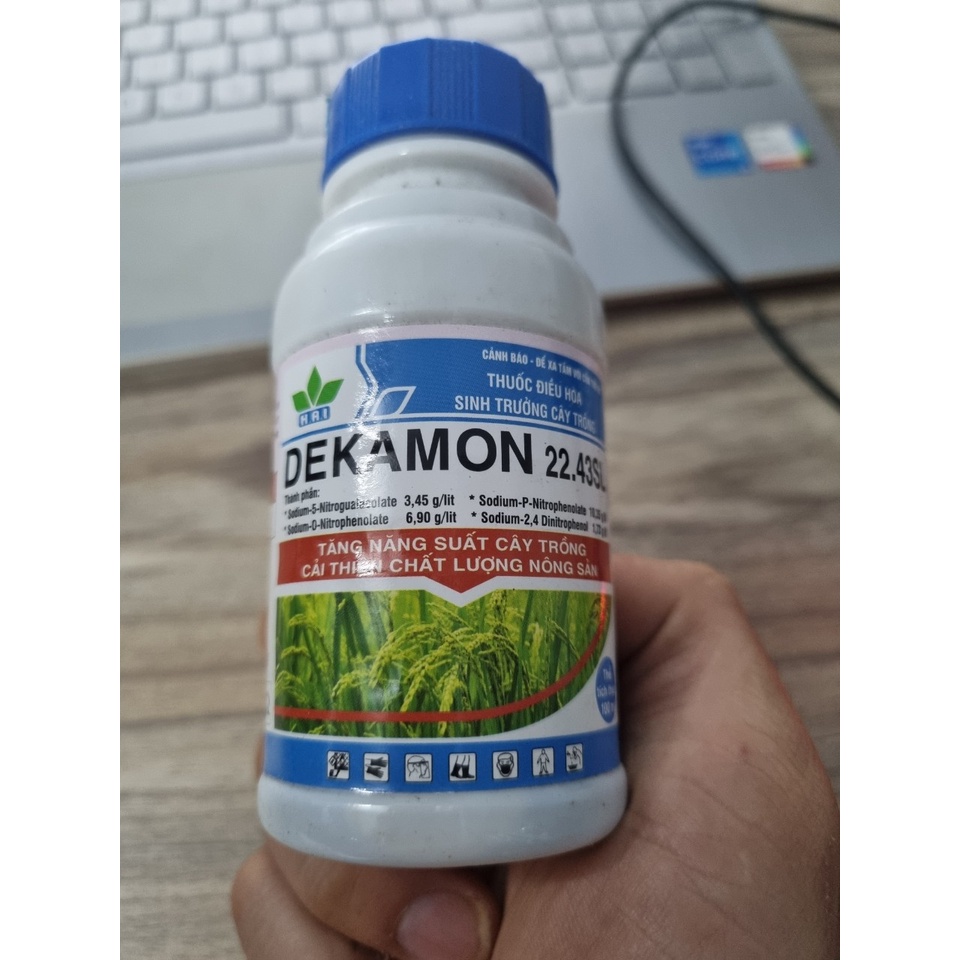 [Giá hủy diệt] Phân bón lá DEKAMON 22.43SL chai 100ml, phân bón lá kích thích sinh trưởng