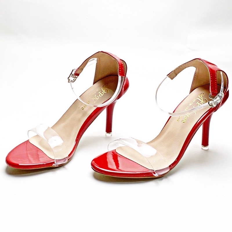 GIÀY SANDAL GÓT 7 PHÂN QUAI MICA BÍT HẬU