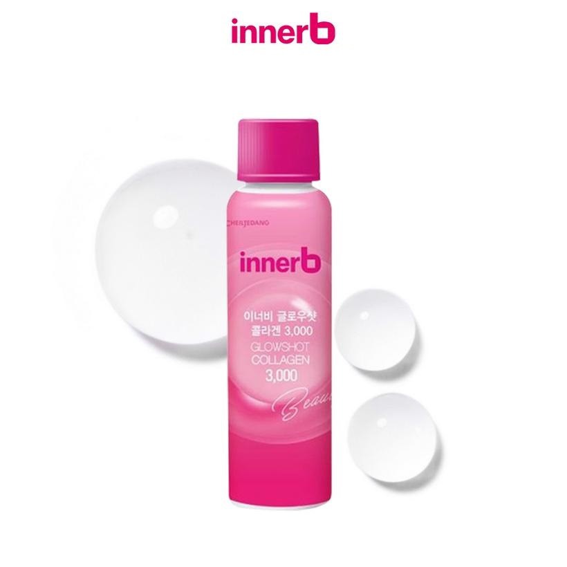 [Mã FMCGMALL - 8% đơn 250K] Nước uống Collagen Vitamin C sáng da InnerB Glowshot 50ml