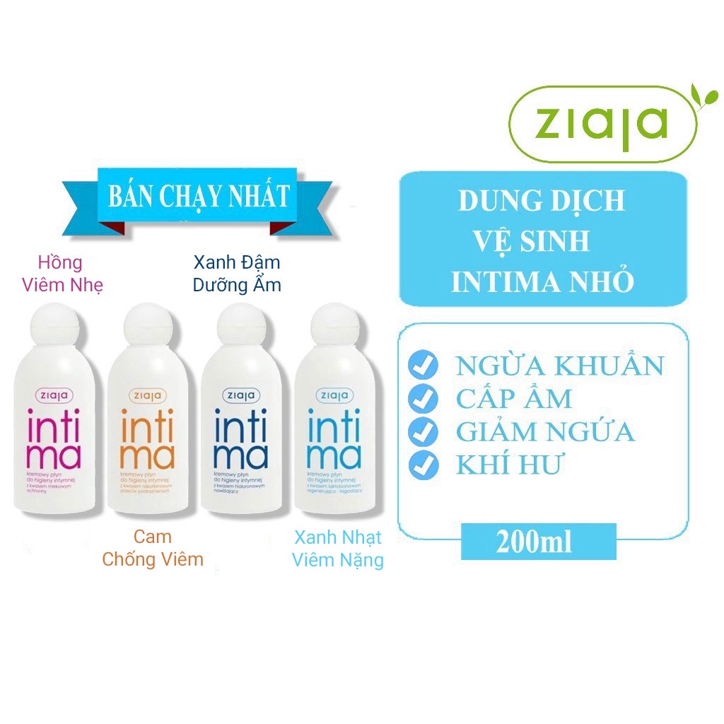 Dung Dịch Vệ Sinh Intima Ziaja 200ml