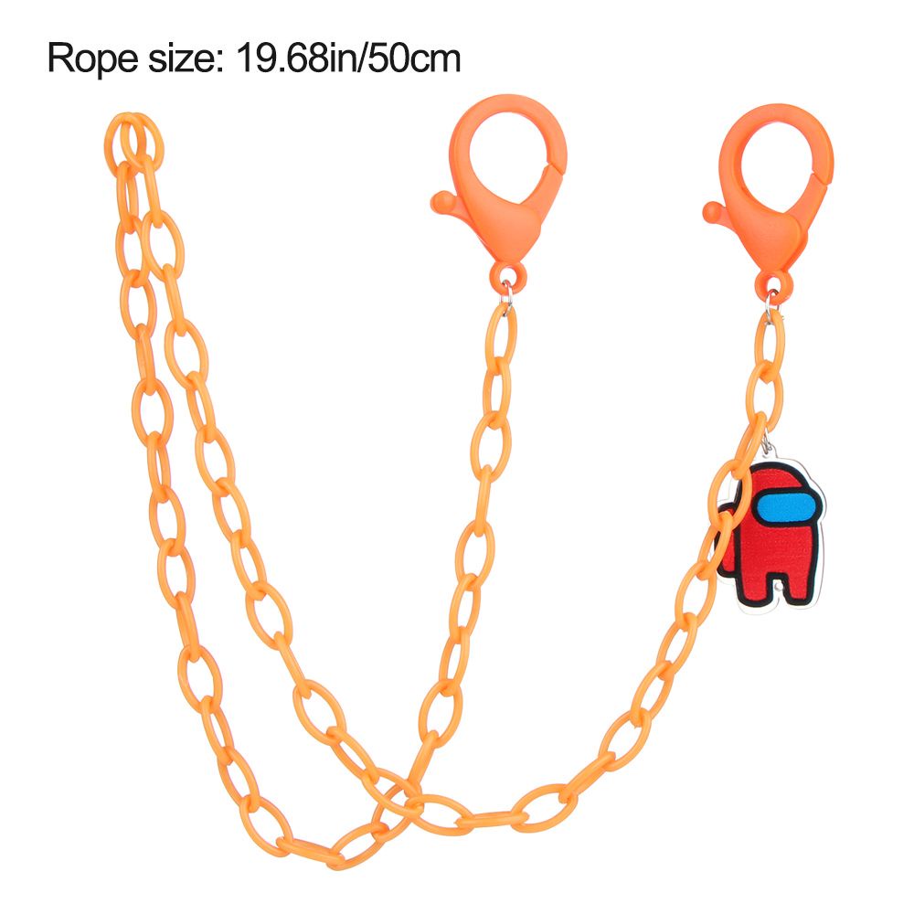 Dây đeo khẩu trang bằng acrylic nhẹ chống trượt chống mất nhiều màu sắc họa tiết hoạt hình