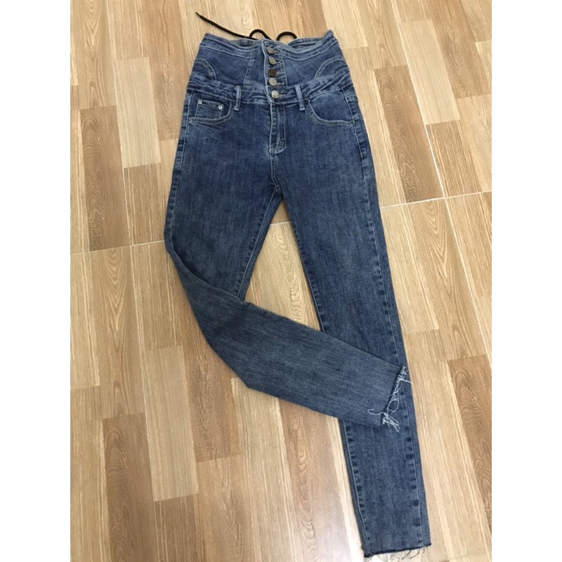 thanh lí quần bod jean cạp cao 10cm nữ