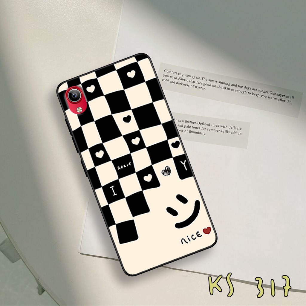 Ốp lưng Vivo Y91c - Vivo Y93 - Ốp in hình họa tiết caro bền, đẹp