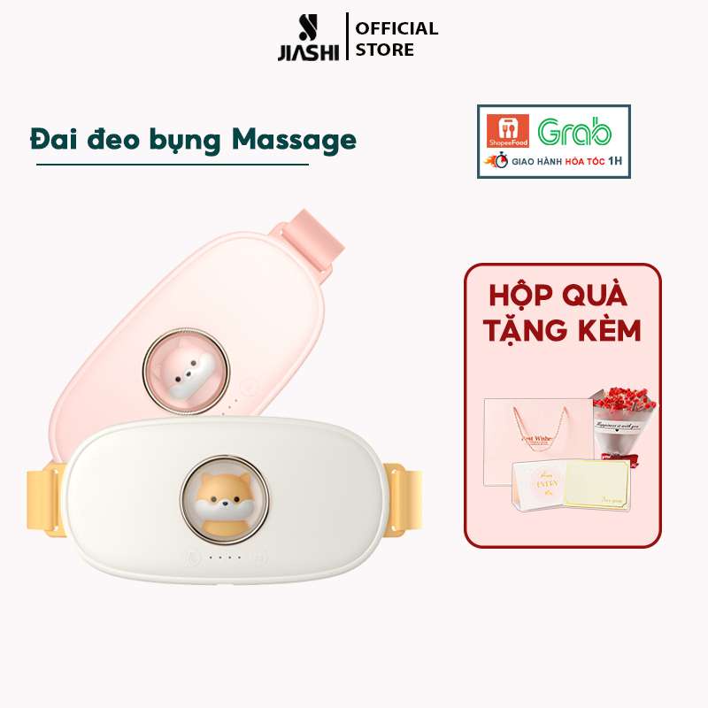 Đai đeo massage JIASHI làm ấm bụng giảm đau bụng cho phụ nữ đến kì sưởi ấm giảm đau - DSB01