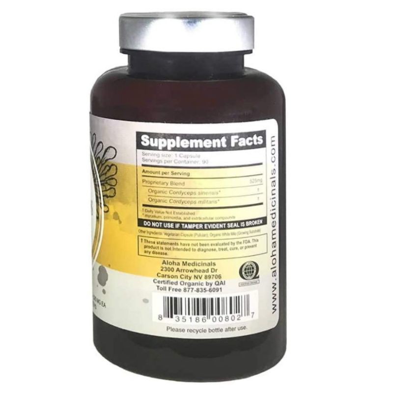 ĐÔNG TRÙNG HẠ THẢO ALOHA PURE CORDYCEPS 90V | BigBuy360 - bigbuy360.vn