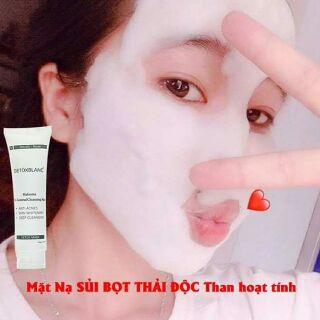 Mặt nạ thải độc tố detox blanc