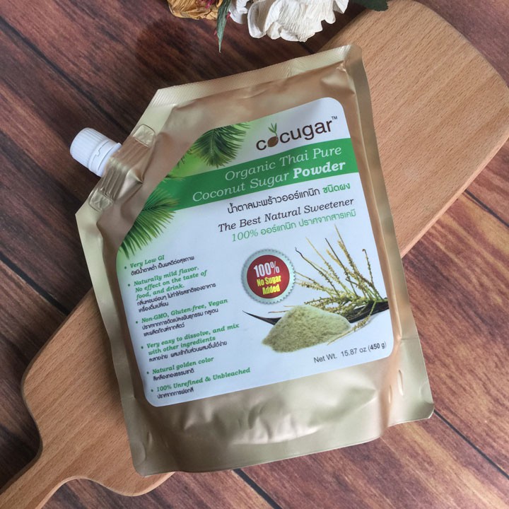 Đường dừa hữu cơ Cocugar 450g - Thái Lan