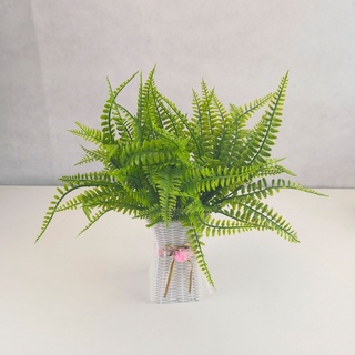 Cành lá dương xỉ VI037 ( nhựa,cao 38cm), hoa giả trang trí