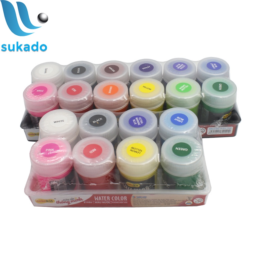 Màu nước Thiên Long 8 màu Colorkit WACO-C03 SUKADO