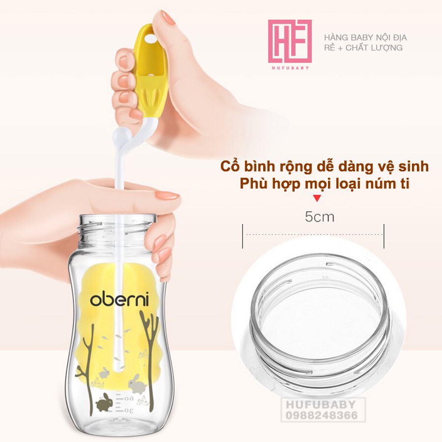 BÌNH SỮA / BÌNH BÚ OBERNI CỔ RỘNG 270ML và 330ML