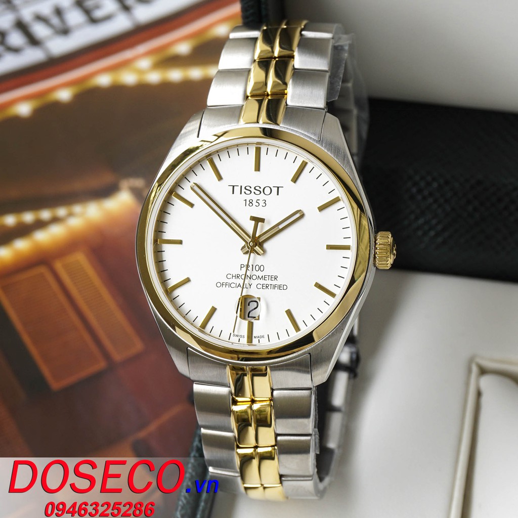 Đồng hồ nam Tissot PR100 Chronometer T101.408.22.031.00