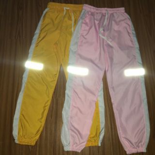 Quần dù phối sáng phản quang 2 màu. cực hot kèm ảnh thật 100 %