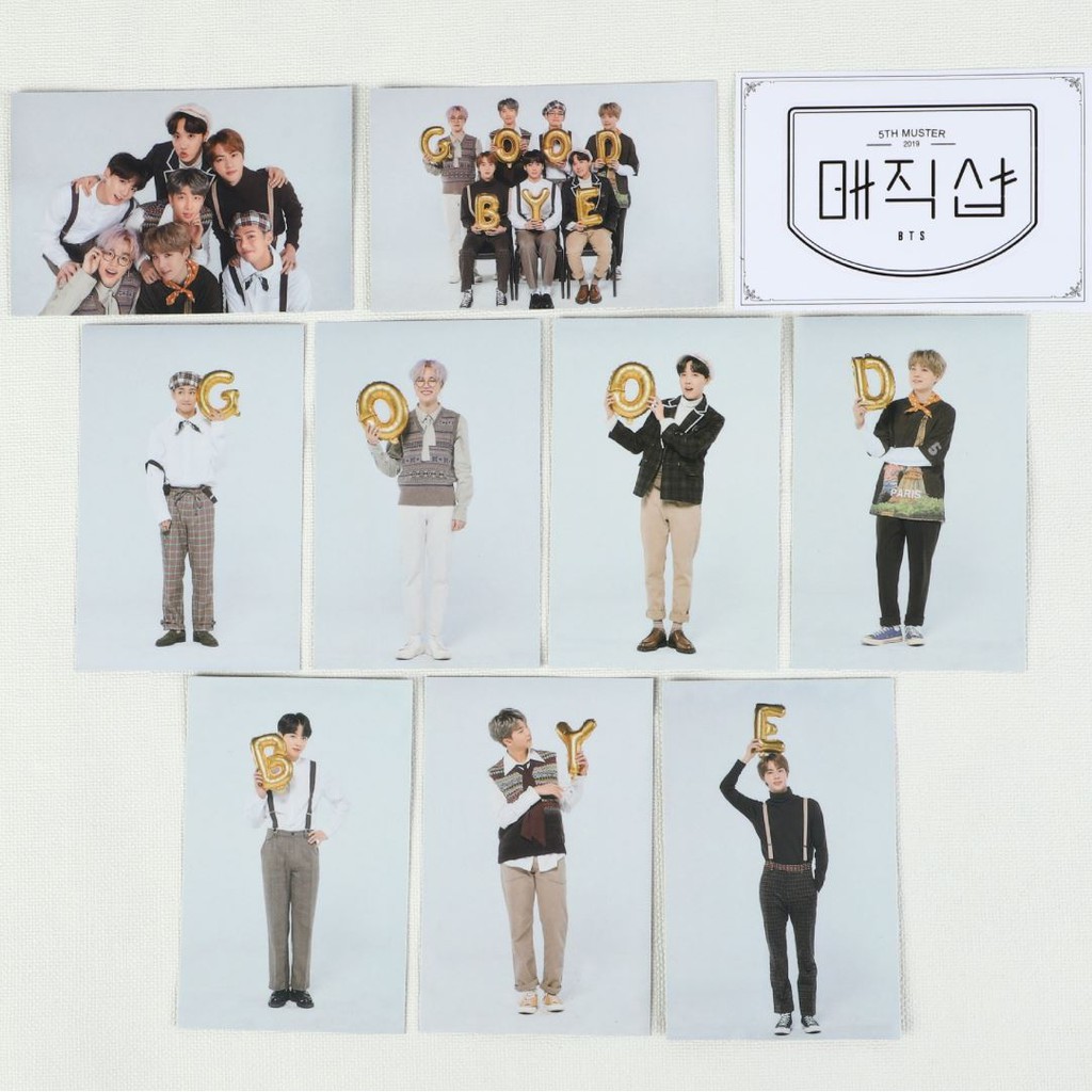 [5th Muster 2019] Pop-up card BTS bưu thiếp Magic shop 2019