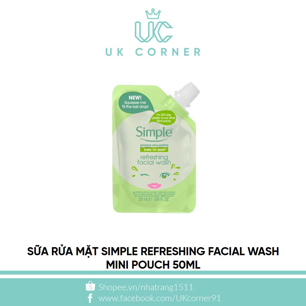 Sữa rửa mặt Simple Wash Gel | BigBuy360 - bigbuy360.vn