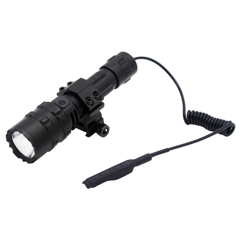 Săn bắn Đèn pin chiến thuật chuyên nghiệp Đèn pin USB có thể sạc lại không thấm nước Đèn chiếu sáng L2 màu trắng