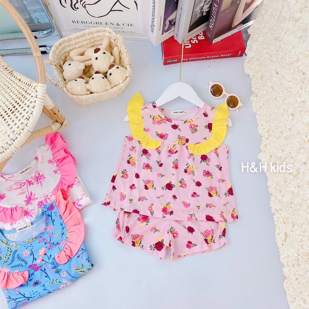 ( 10 - 20kg) Bộ bèo mặc nhà cho bé gái.