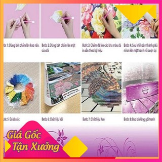 Tranh Đính Đá MÃ ĐÁO THÀNH CÔNG (ĐÁ ABC CAO CẤP)
