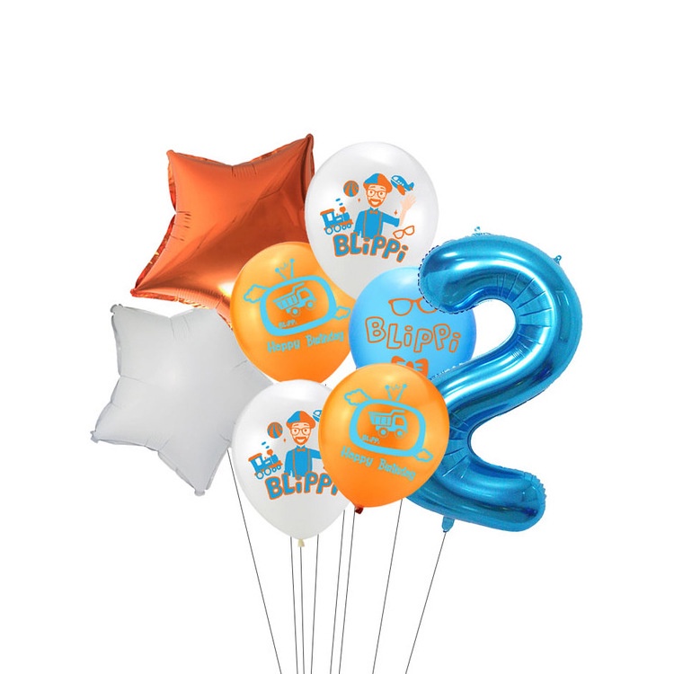 Set 9 Bong Bóng Từ 0-9 Tuổi Trang Trí Tiệc Sinh Nhật Cho Bé