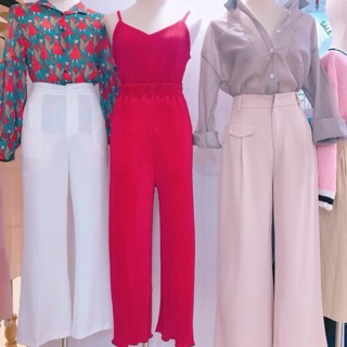 Set dập ly và set bộ áo sơ mi + quần trắng