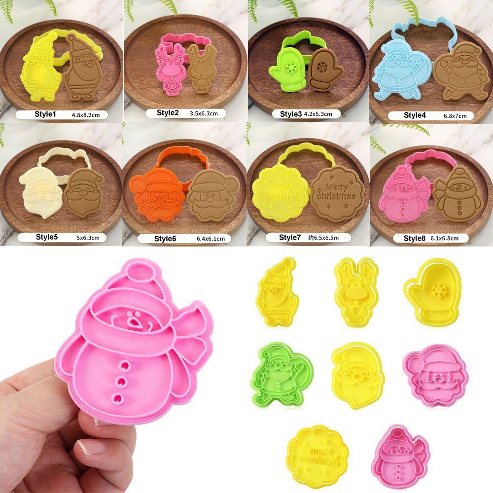 1 Khuôn Cắt Tạo Hình 3D Chủ Đề Giáng Sinh