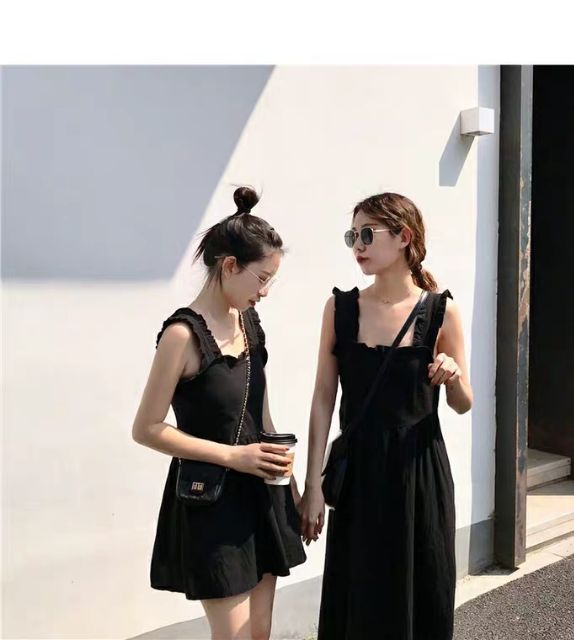 Đầm Baby Hai Dây Đôi Bạn Thân Ulzzang